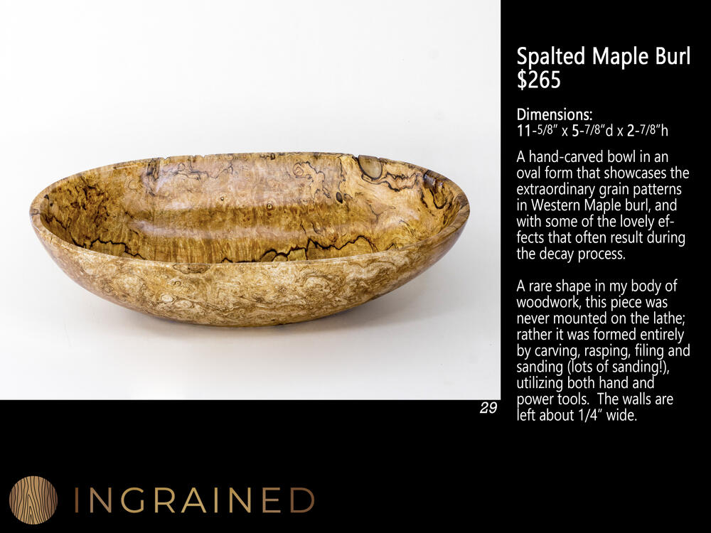 Hand carved bowl